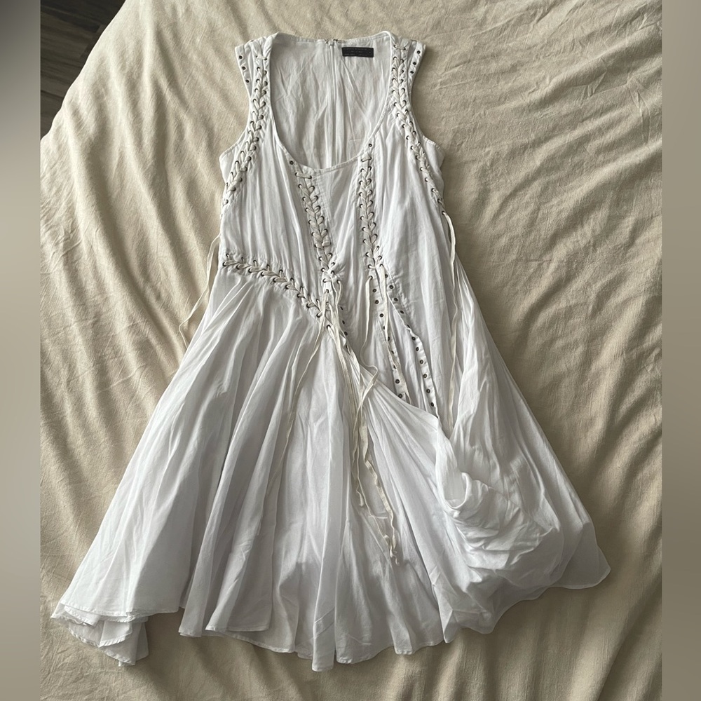 All Saints Lace Up Dress - 14